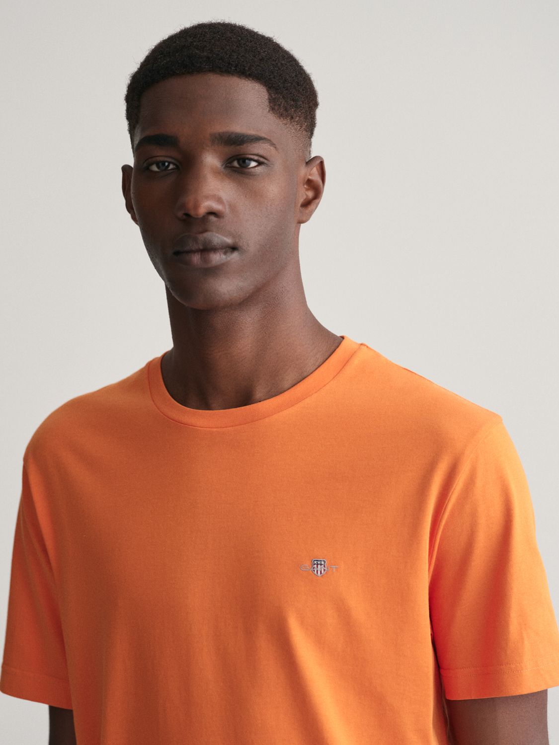 GANT Regular Shield Short Sleeve T-Shirt, Pumpkin Orange, XL