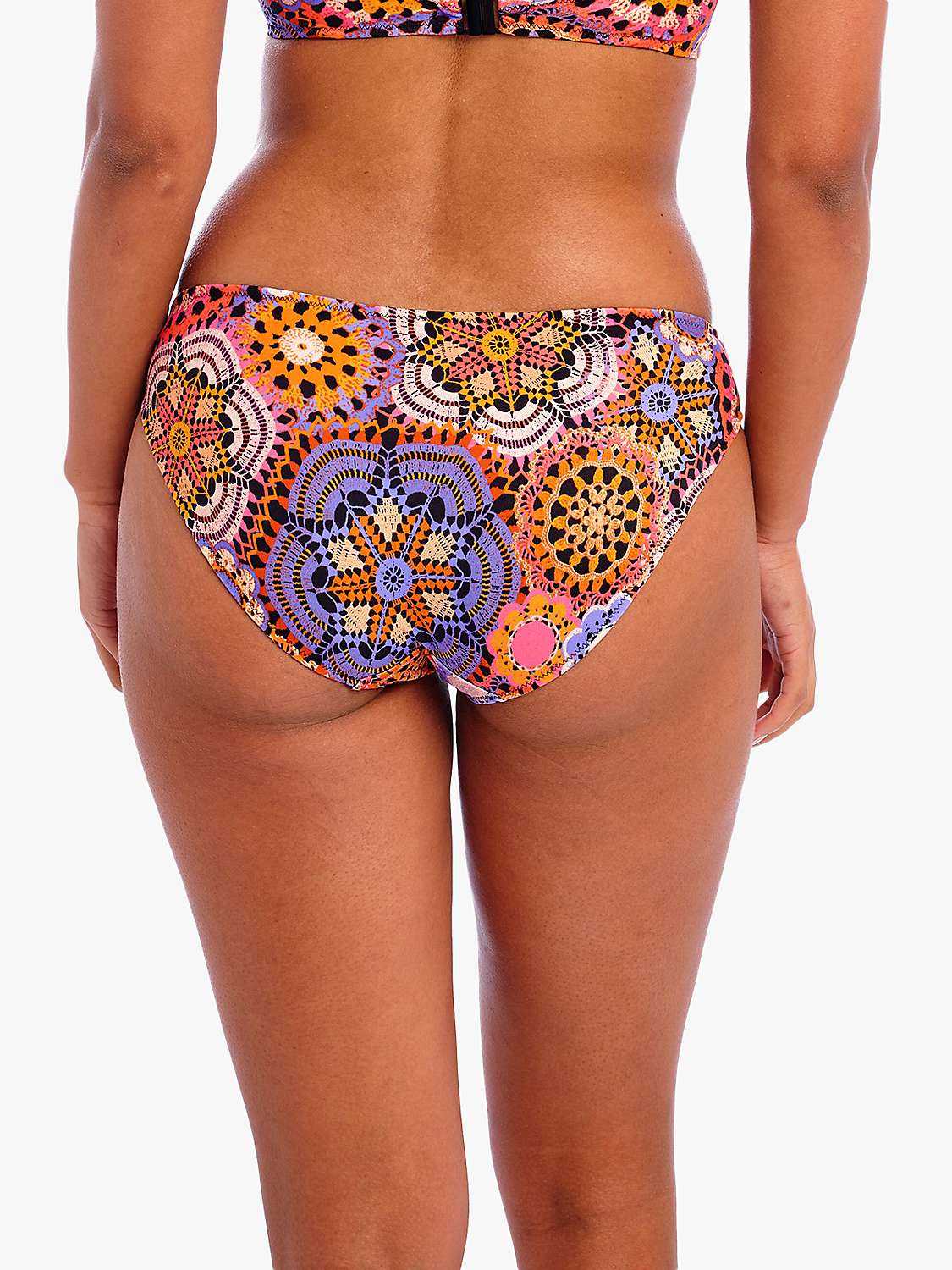 Buy Freya San Tiago Nights Crochet Print Bikini Bottoms, Multi Online at johnlewis.com