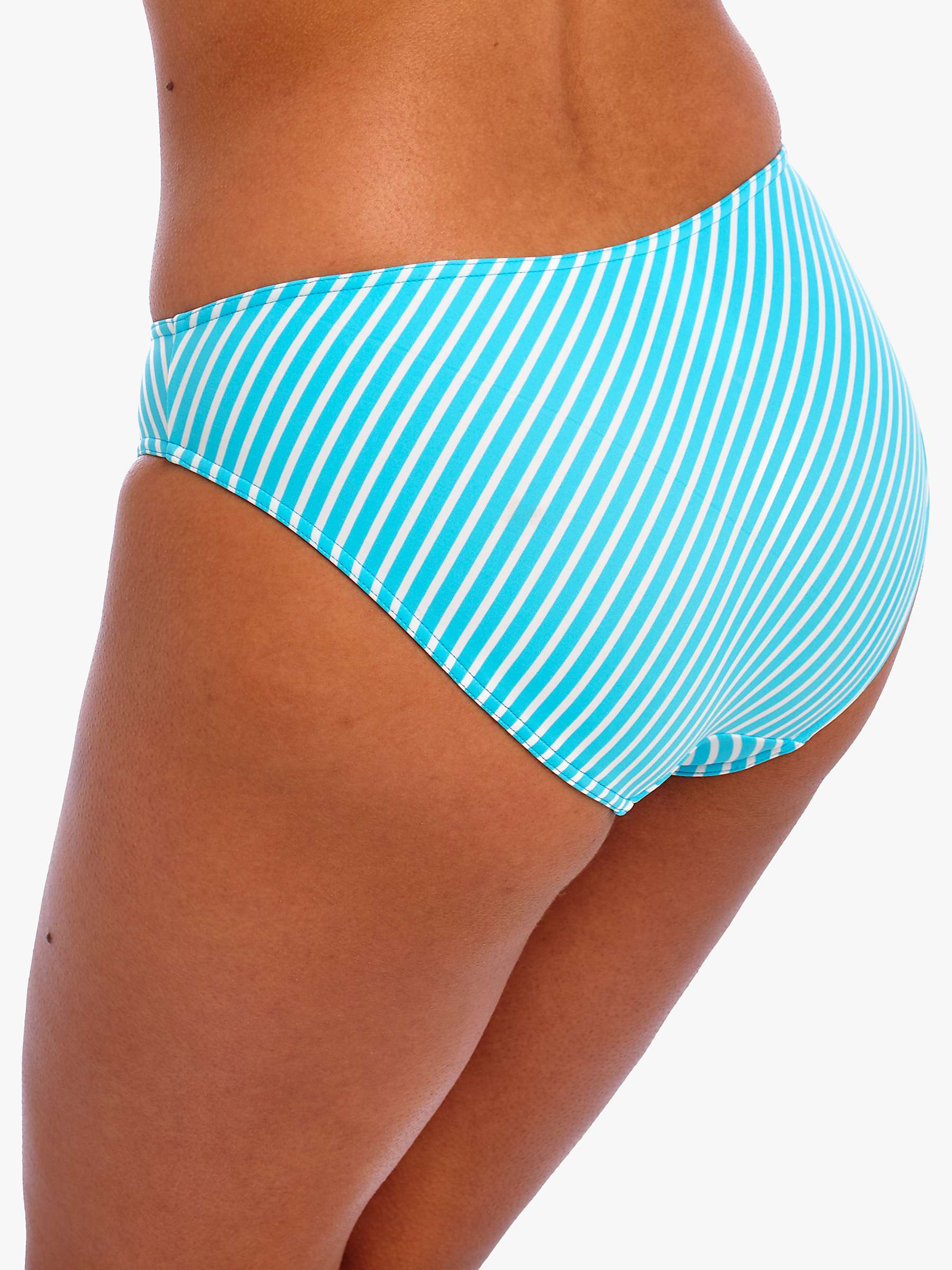 Buy Freya Jewel Cove Stripe Bikini Bottoms, Turquoise/Multi Online at johnlewis.com