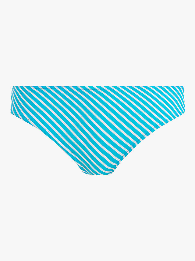 Freya Jewel Cove Stripe Bikini Bottoms, Turquoise/Multi