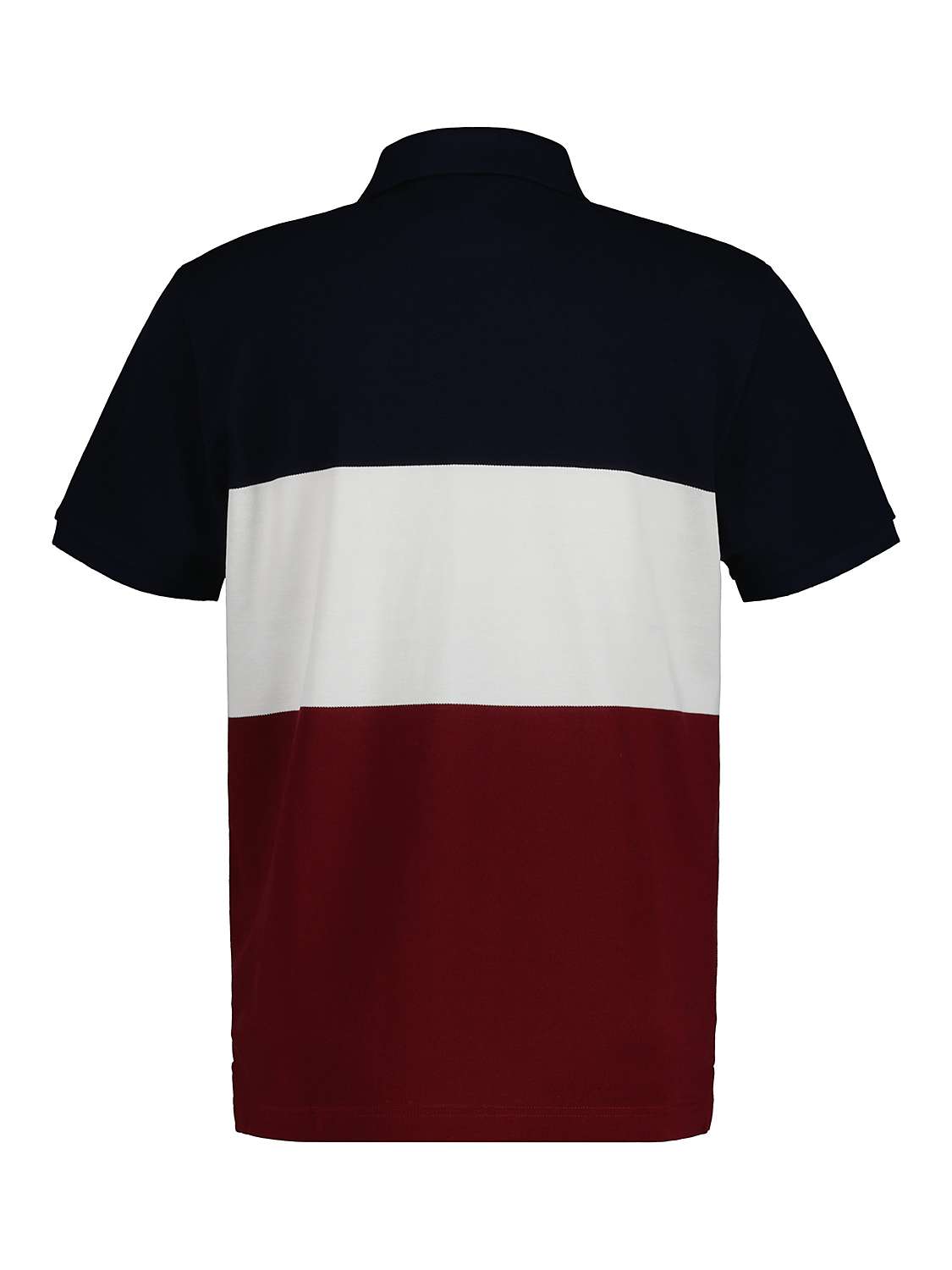Buy GANT Block Stripe Short Sleeve Polo Shirt, Blue/Multi Online at johnlewis.com