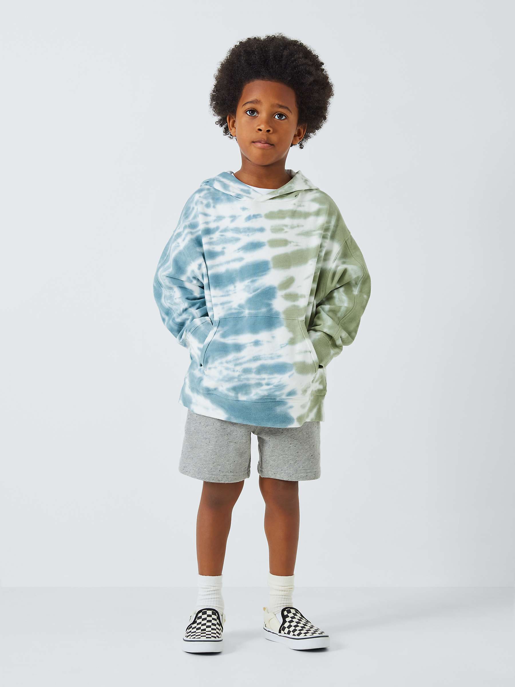 Buy John Lewis Kids' Tie Dye Pullover Hoodie, Multi Online at johnlewis.com