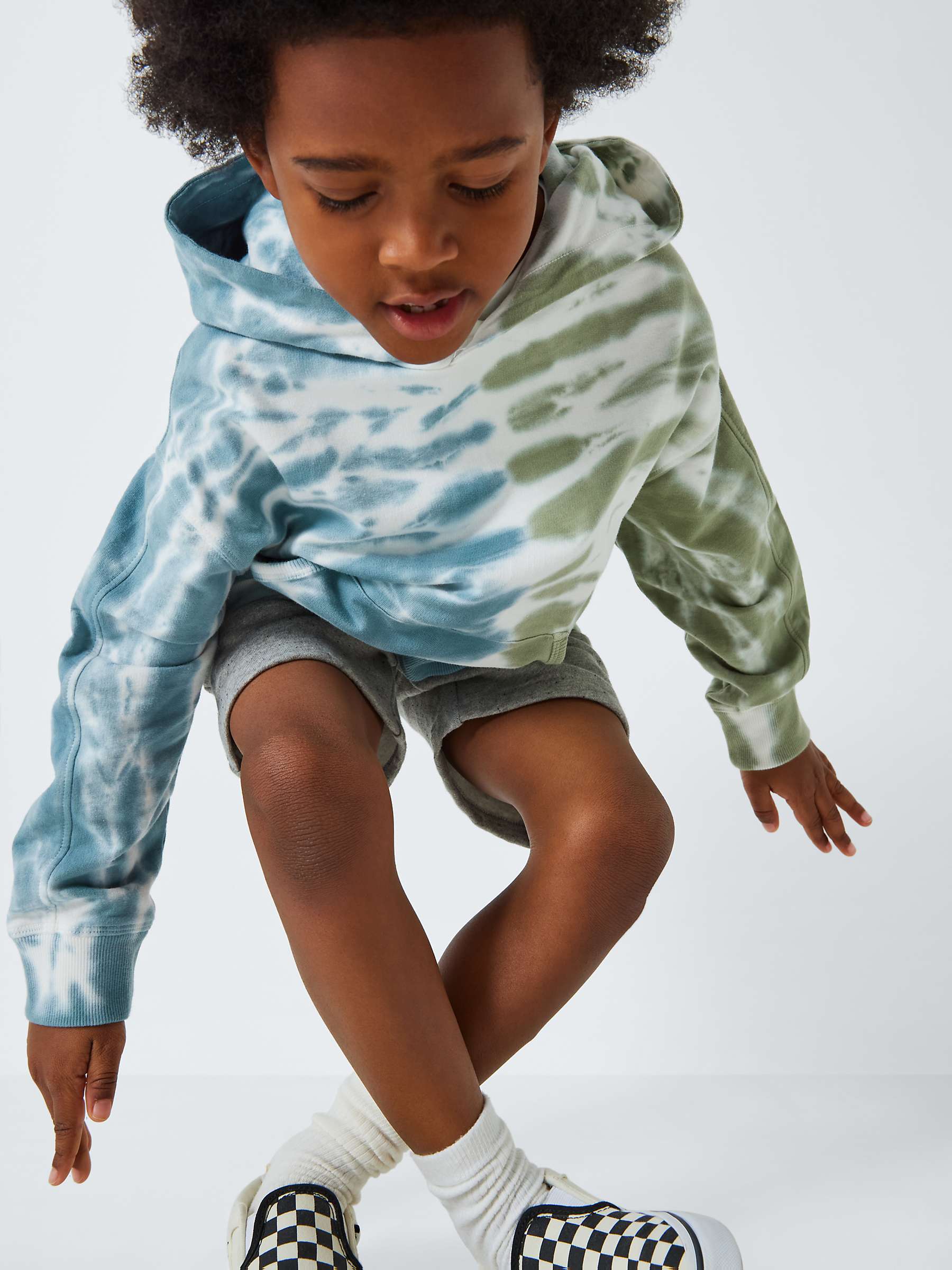 Buy John Lewis Kids' Tie Dye Pullover Hoodie, Multi Online at johnlewis.com