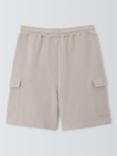 John Lewis Kids' Jersey Cargo Shorts, Light Grey