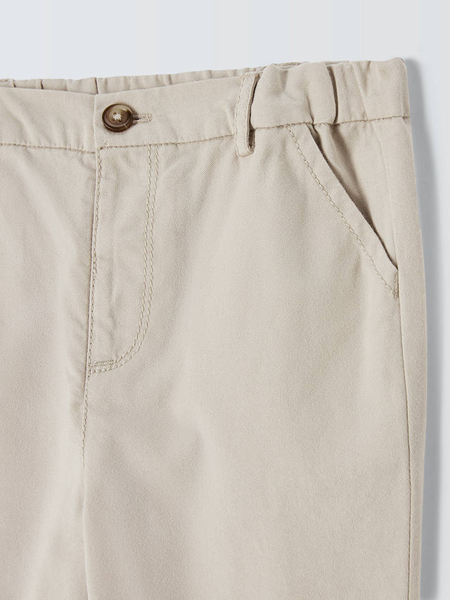 John Lewis Heirloom Collection Baby Straight Leg Chinos, Natrural