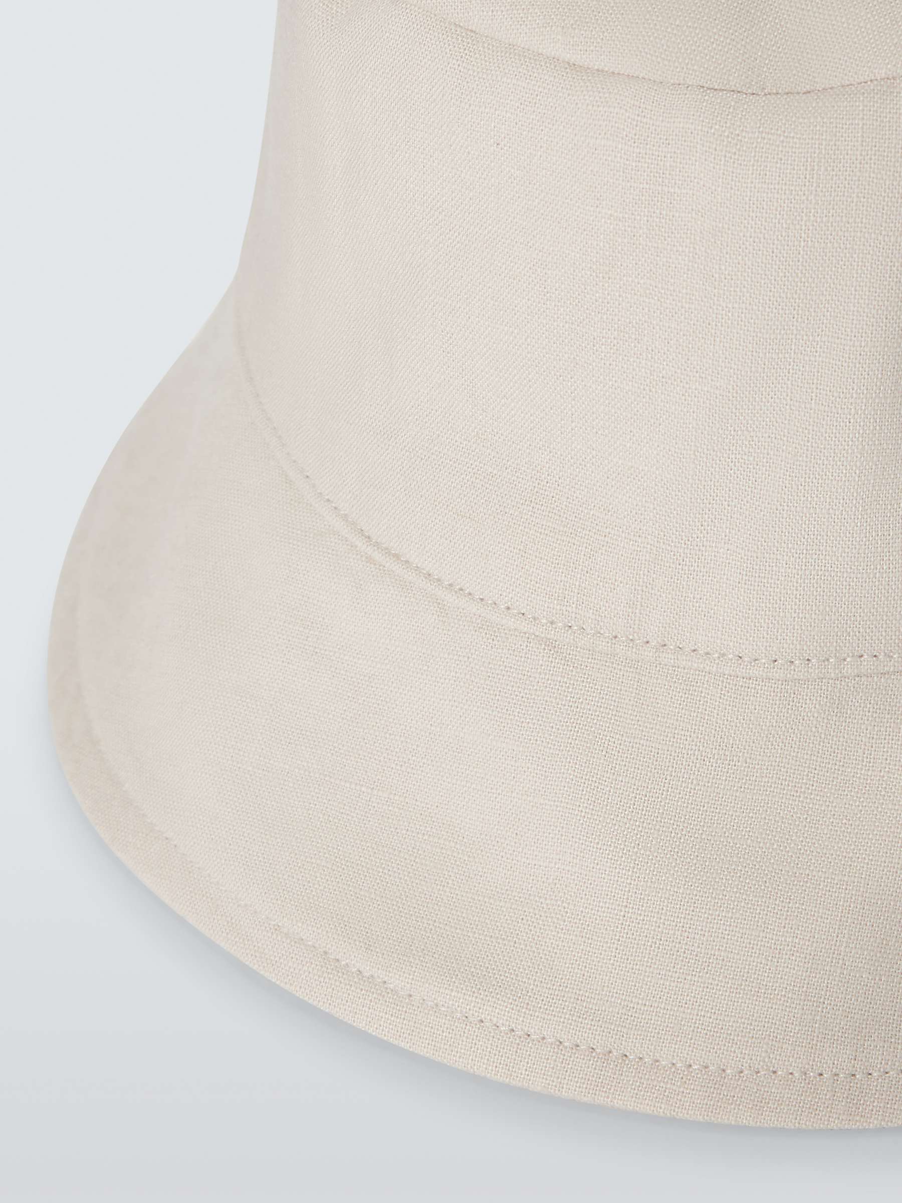 Buy John Lewis Heirloom Collection Baby Linen Blend Hat, Stone Online at johnlewis.com
