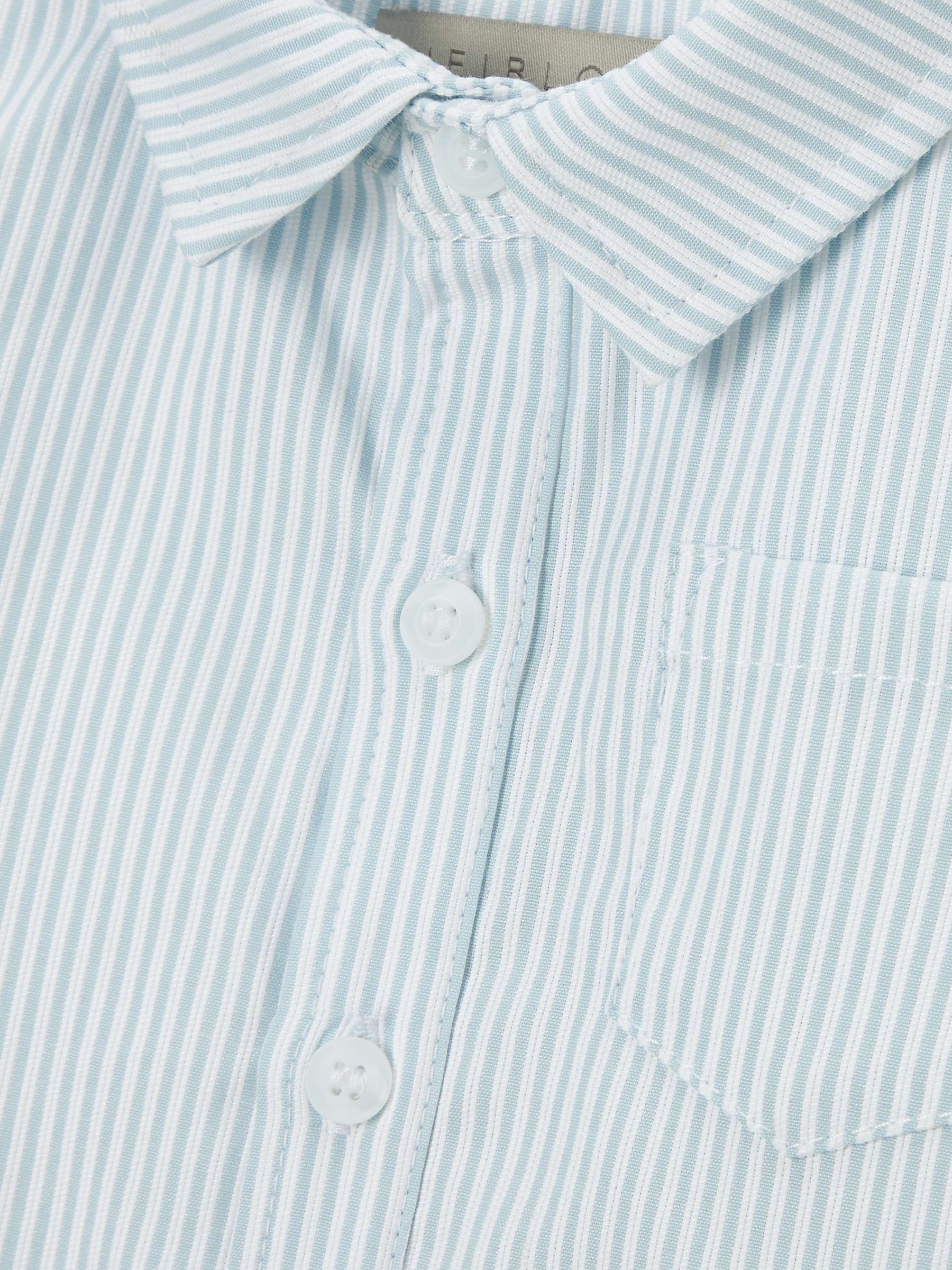 Buy John Lewis Heirloom Collection Baby Stripe Shirt, Blue Online at johnlewis.com