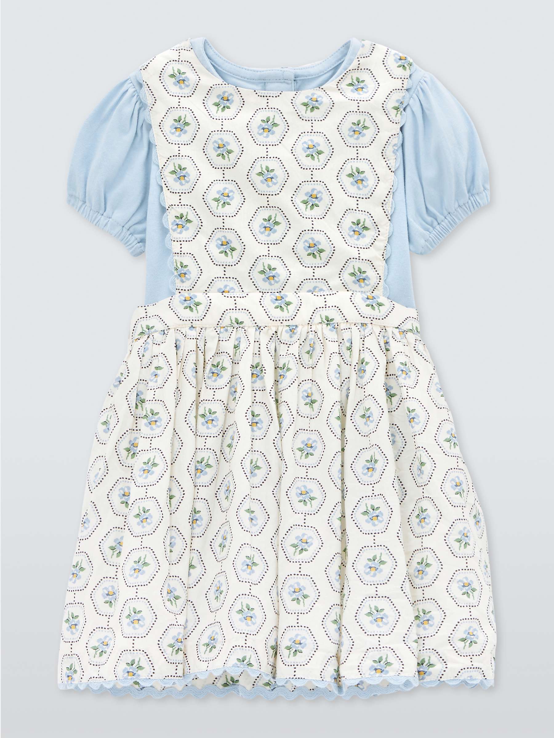 Buy John Lewis Heirloom Collection Baby Floral Pinny and Blouse Set, Multi Online at johnlewis.com