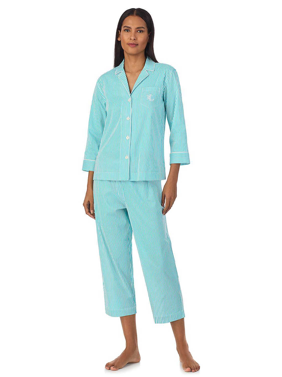 Buy Lauren Ralph Lauren 3/4 Length Pyjamas Online at johnlewis.com