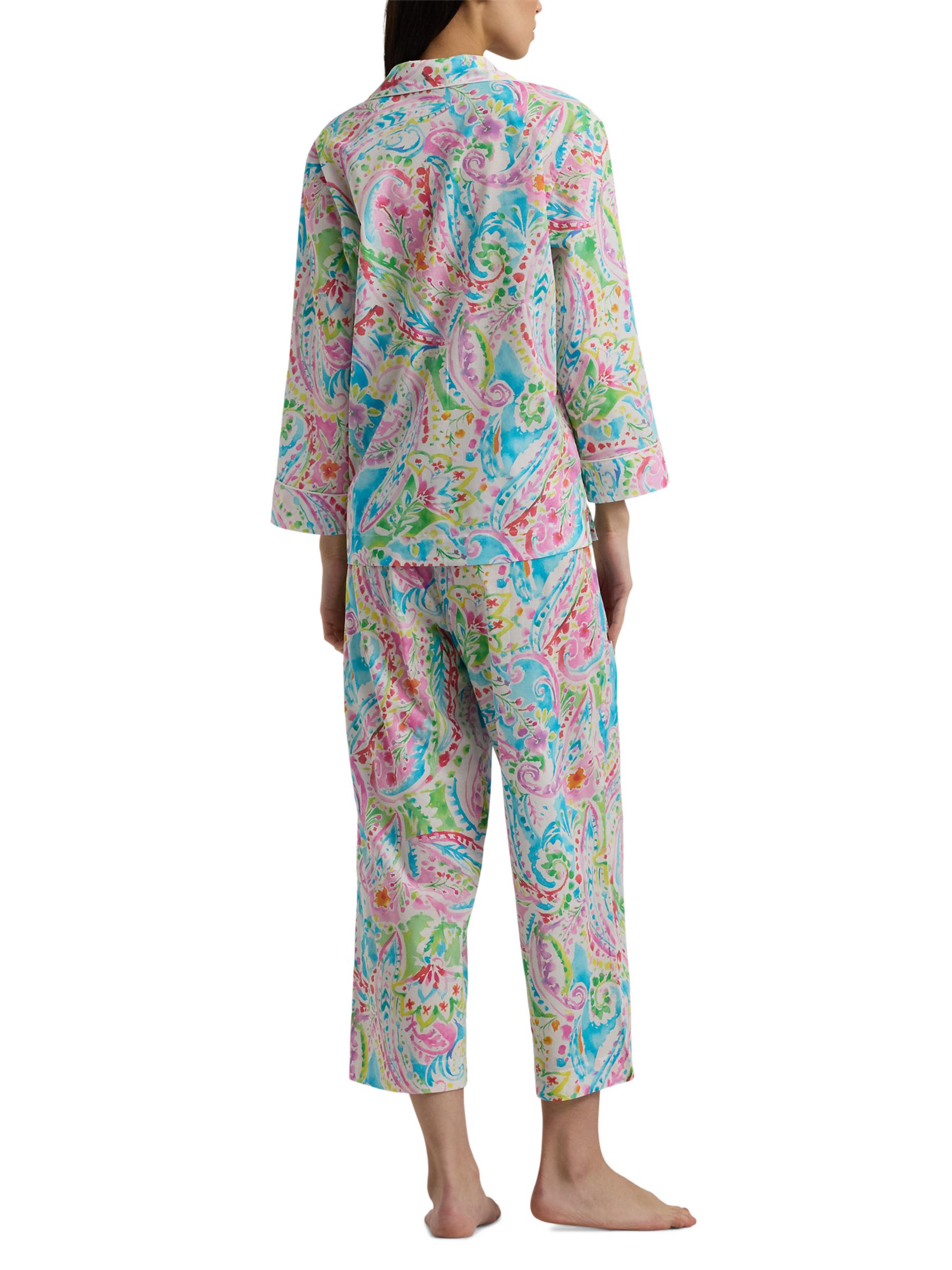 Buy Lauren Ralph Lauren 3/4 Length Pyjamas Online at johnlewis.com