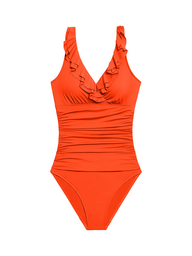 Lauren Ralph Lauren Ruffle Front Shaping Swimsuit, Pay