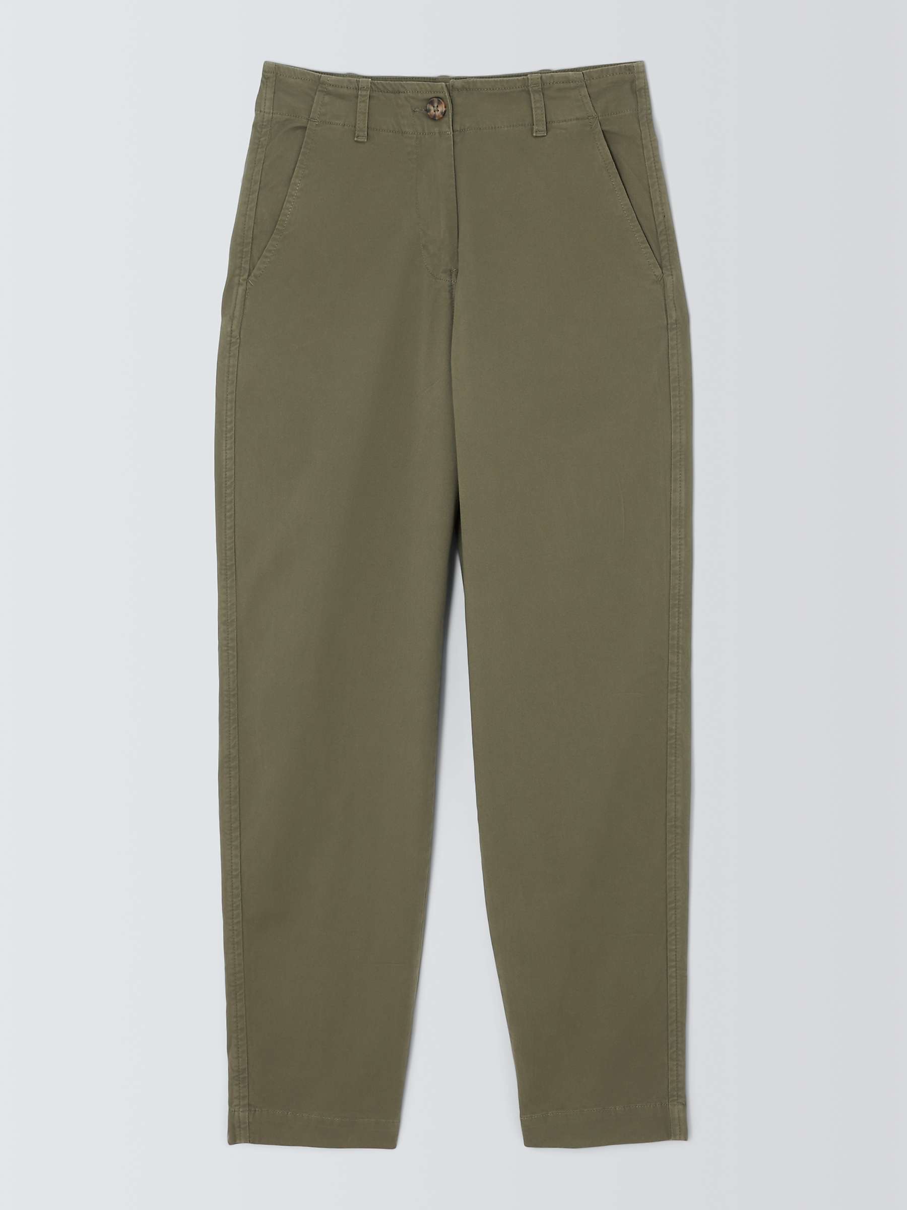 Buy John Lewis Tapered Cotton Blend Chino Trousers Online at johnlewis.com