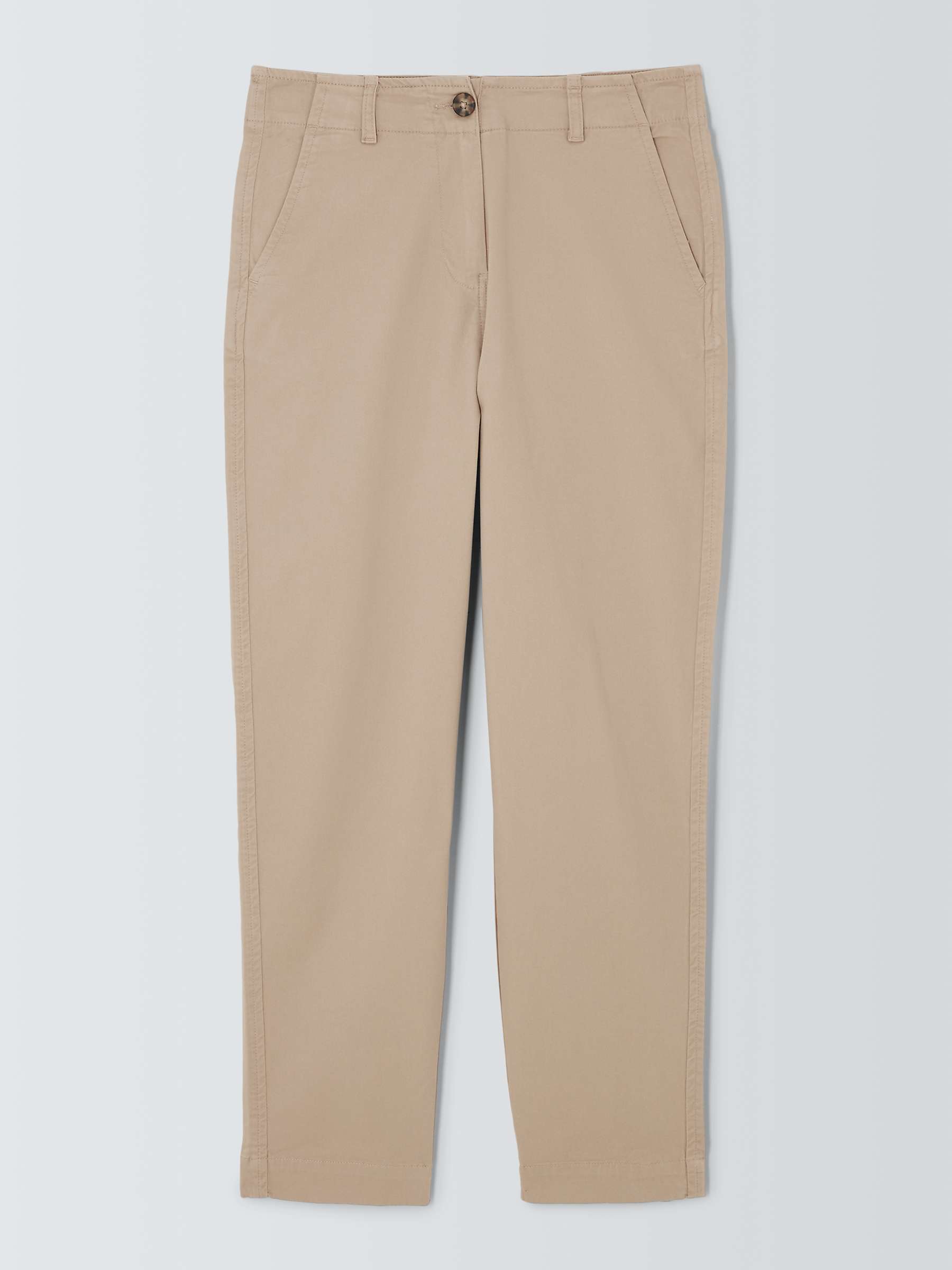 Buy John Lewis Tapered Cotton Blend Chino Trousers Online at johnlewis.com