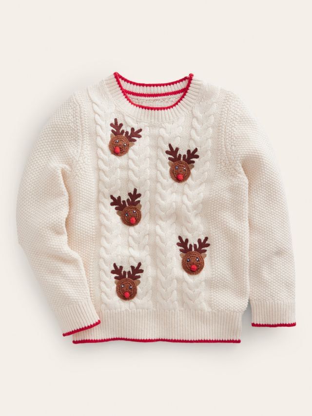 Boden boys christmas outlet jumper