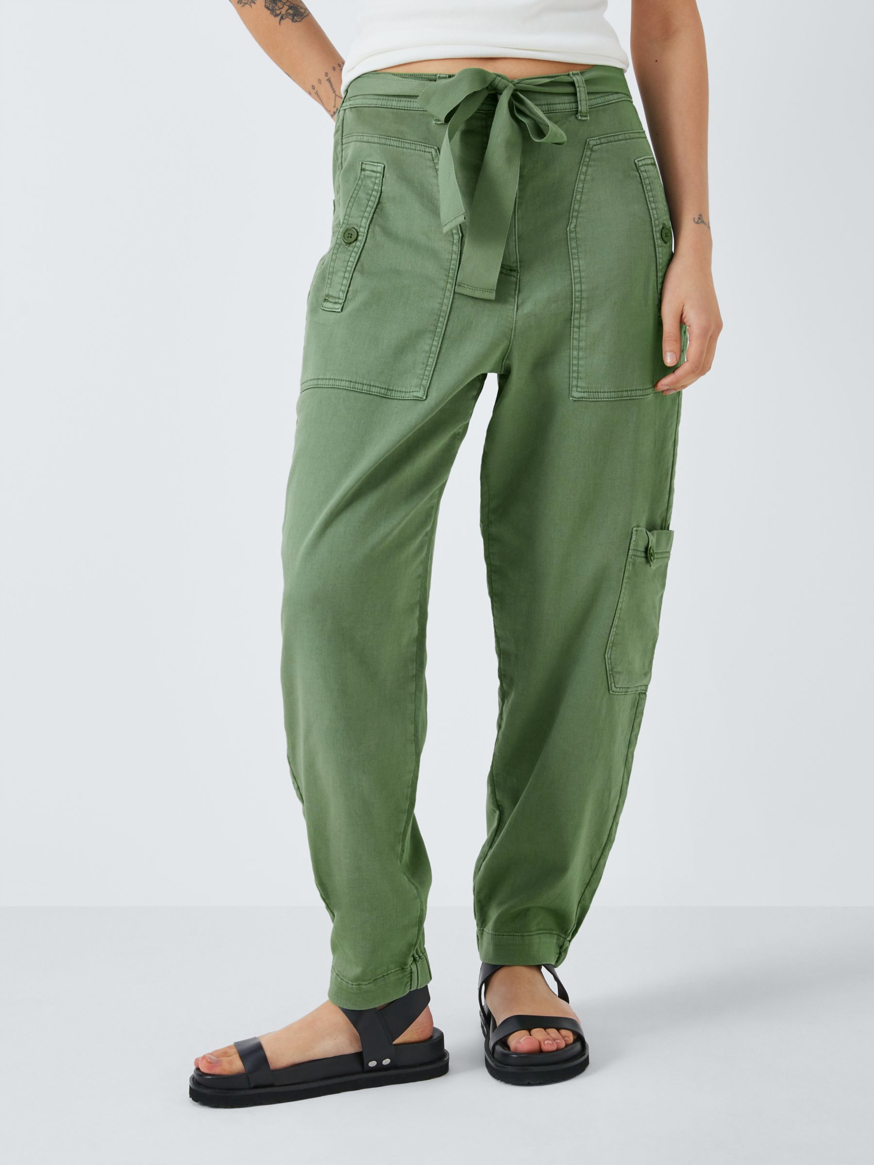 AND/OR Caitlin Cargo Trousers, Khaki, 6