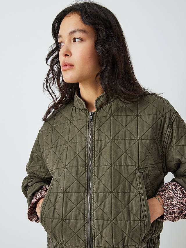AND/OR Alani Quilted Jacket, Khkai