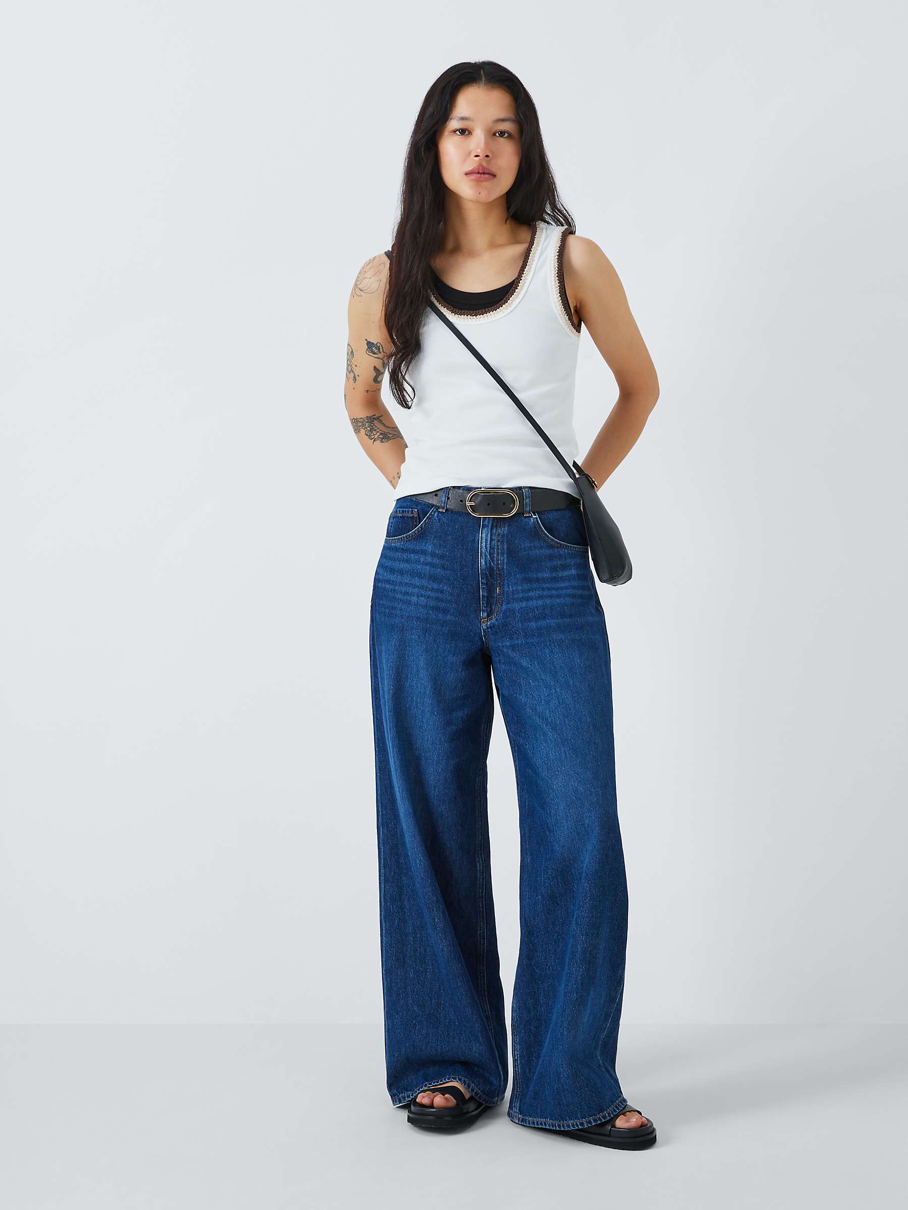 Buy AND/OR Dari Embroidered Vest Top Online at johnlewis.com