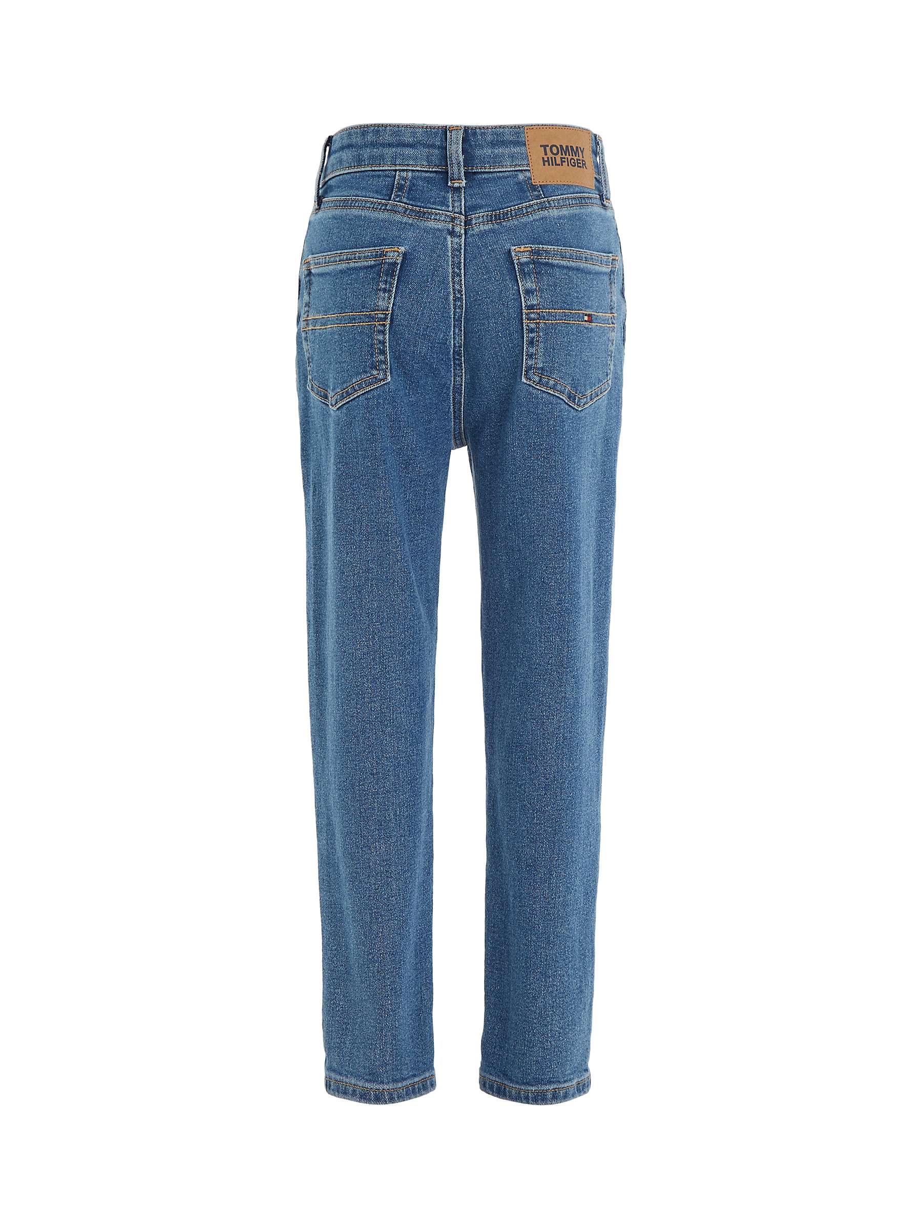 Buy Tommy Hilfiger Kids' High Rise Tapered Jeans, Midused Online at johnlewis.com