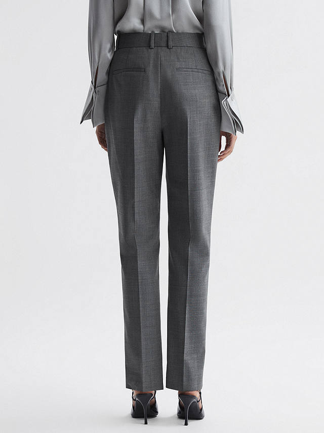Reiss Layton Wool Blend Slim Leg Suit Trousers, Grey at John Lewis ...