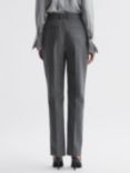Reiss Layton Wool Blend Slim Leg Suit Trousers, Grey