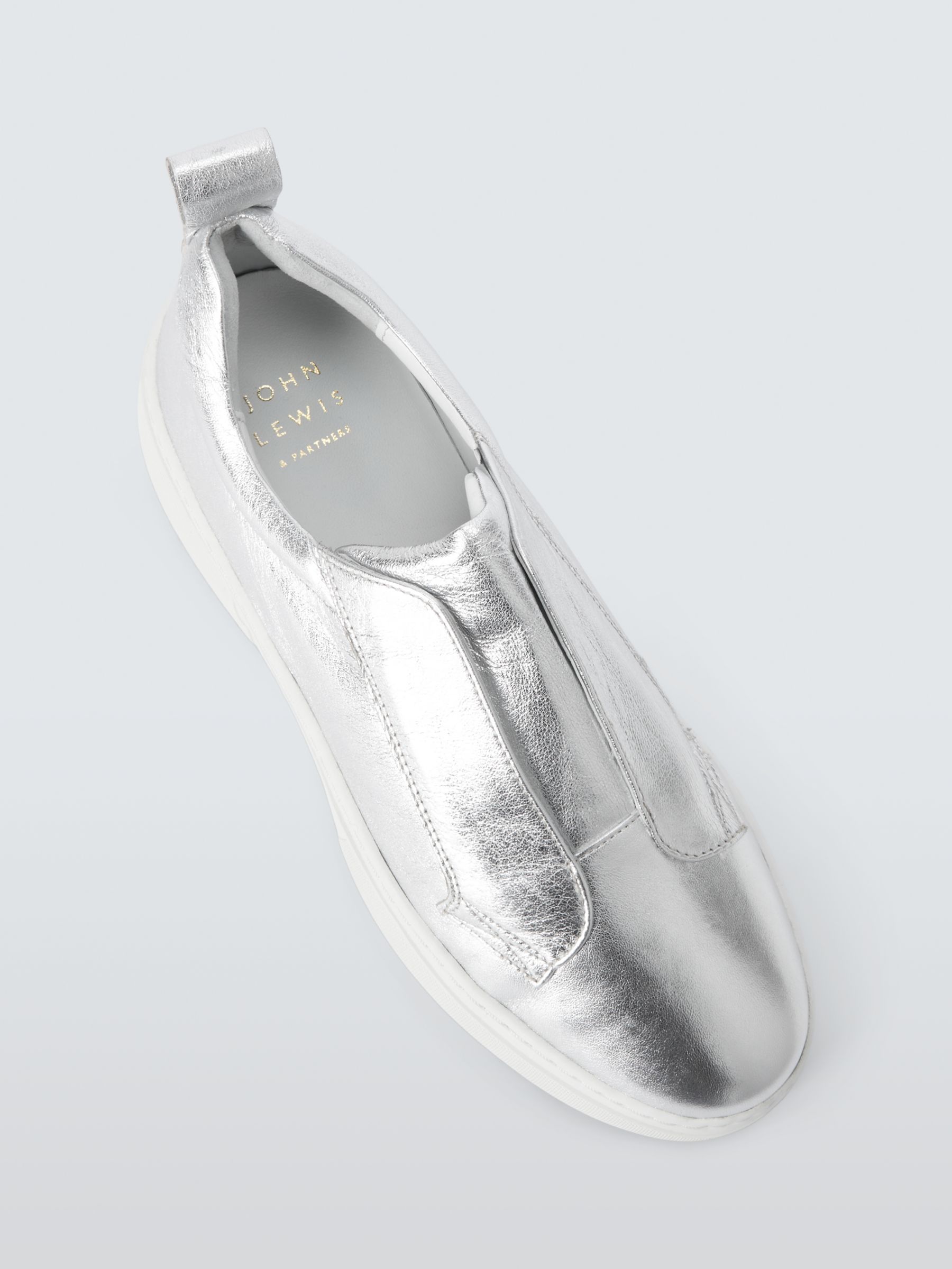 Buy John Lewis Erennie Leather Chunky Sole Slip On Trainers Online at johnlewis.com
