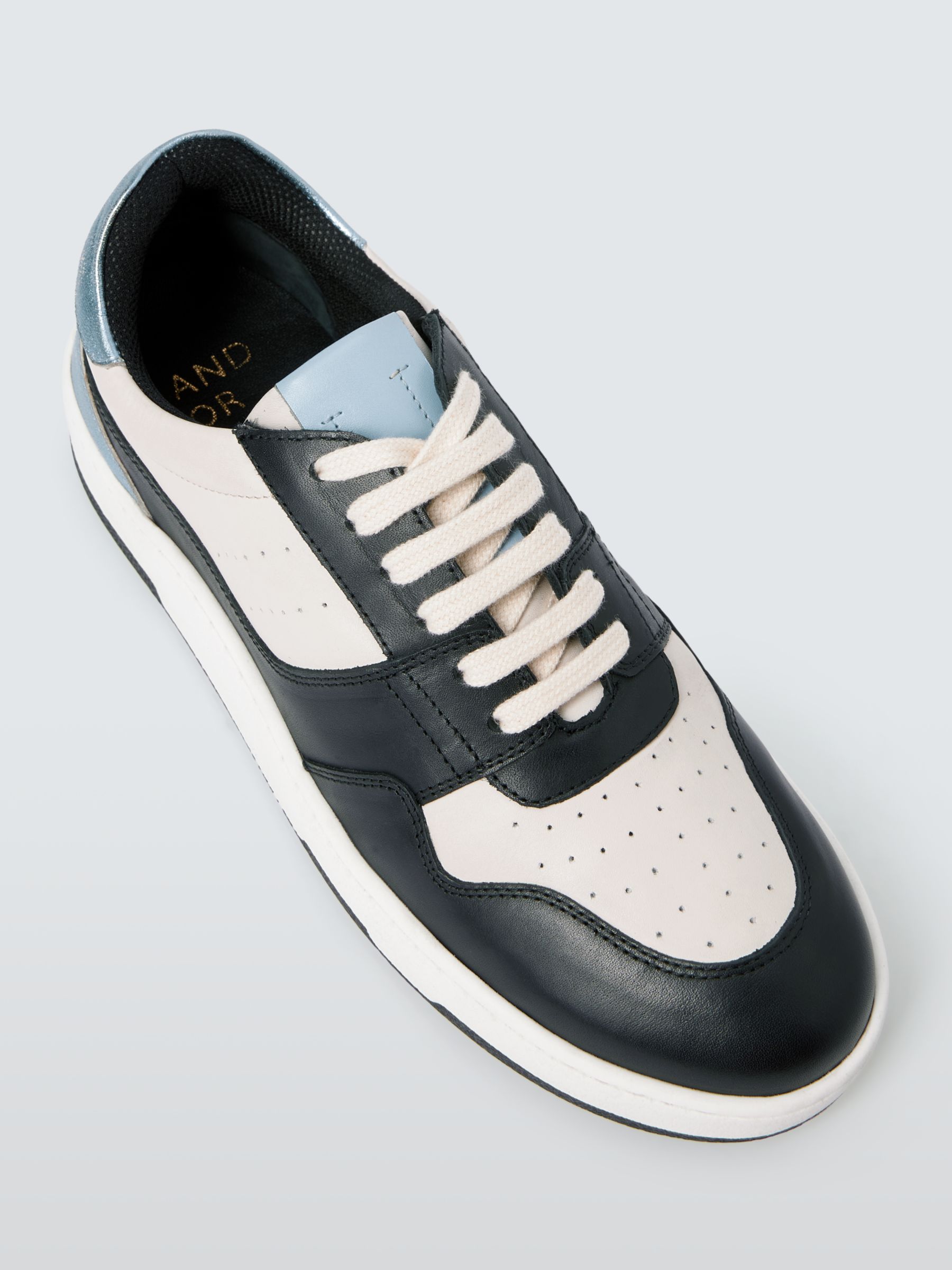 Buy AND/OR Eave Leather Lace Up Trainers Online at johnlewis.com