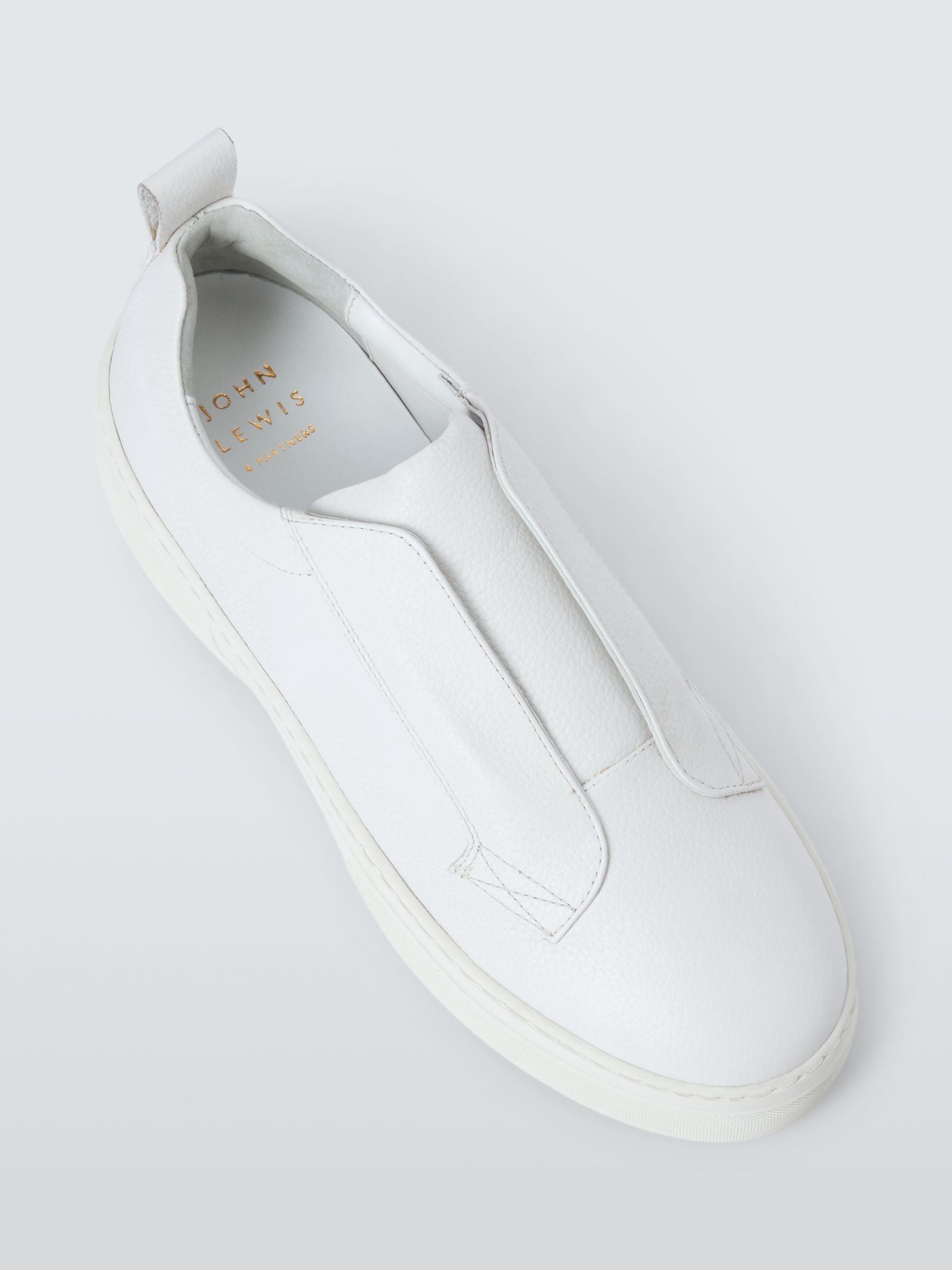 Buy John Lewis Erennie Leather Chunky Sole Slip On Trainers Online at johnlewis.com