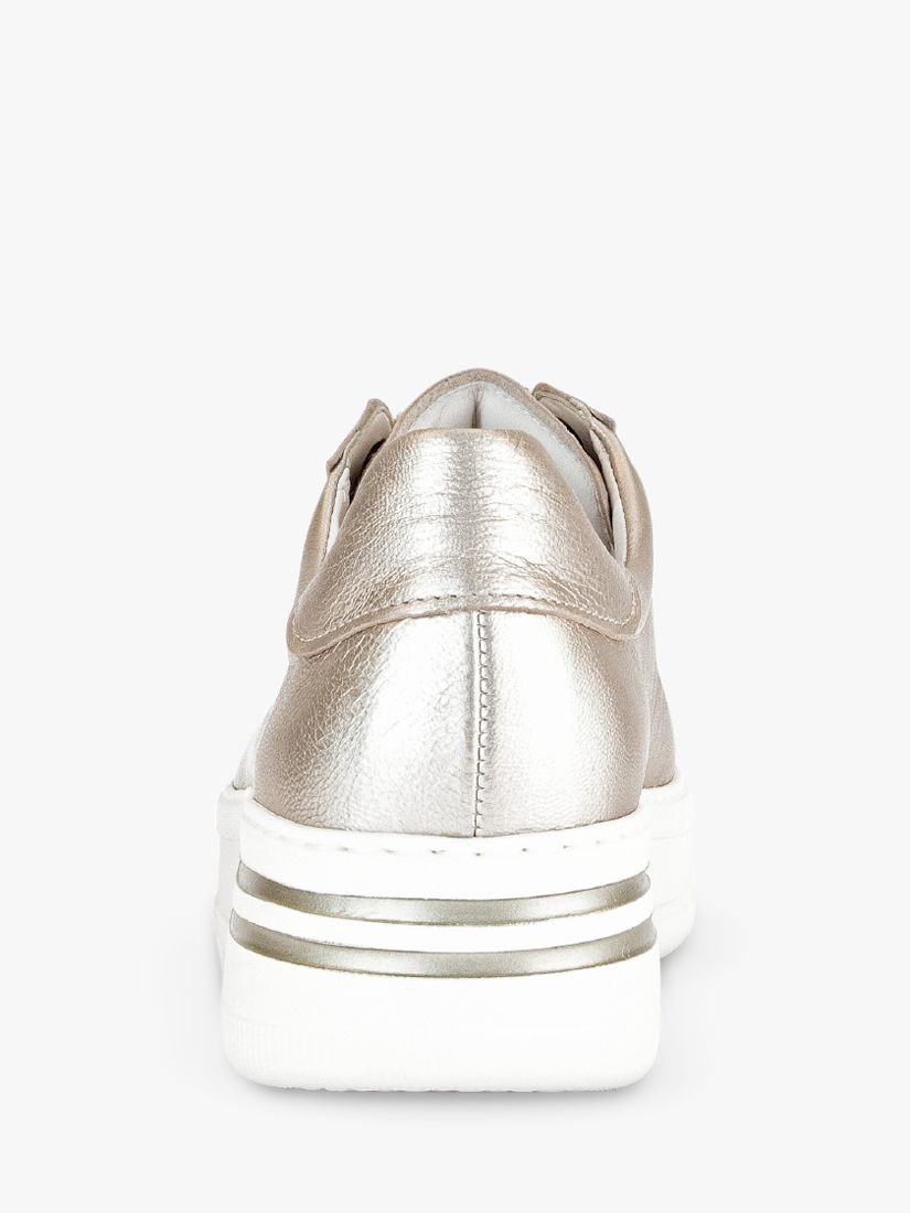 Buy Gabor Wide Fit Keystone Stripe Detail Chunky Trainers, Puder Online at johnlewis.com