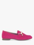 Gabor Jangle Slip On Metal Trim Detail Loafers, Pink