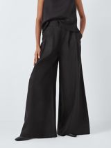 Live Unlimited Curve Shimmer Chiffon Trousers, Black at John Lewis &  Partners