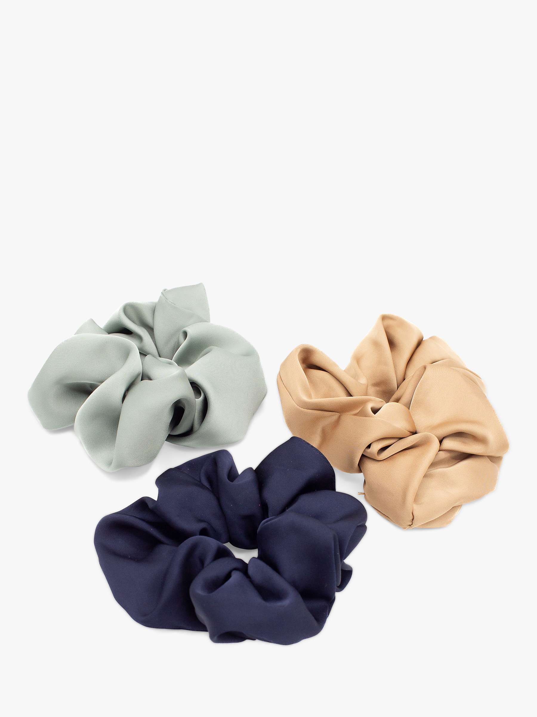 Buy Bloom & Bay Isla Silky Scrunchies, Pack of 3, Multi Online at johnlewis.com