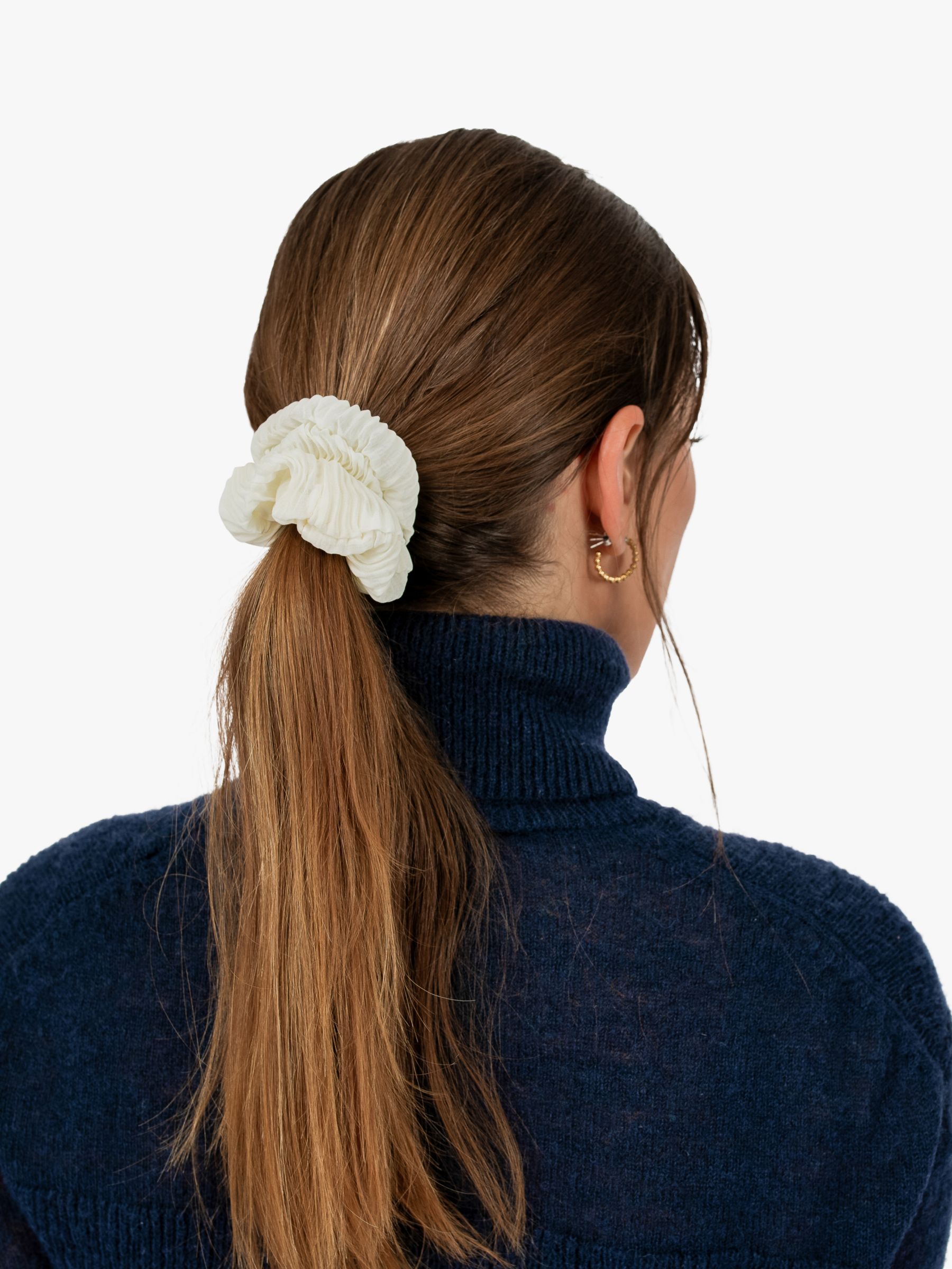 Bloom & Bay Lamorna Hair Scrunchies, Pack of 3, Multi, One Size