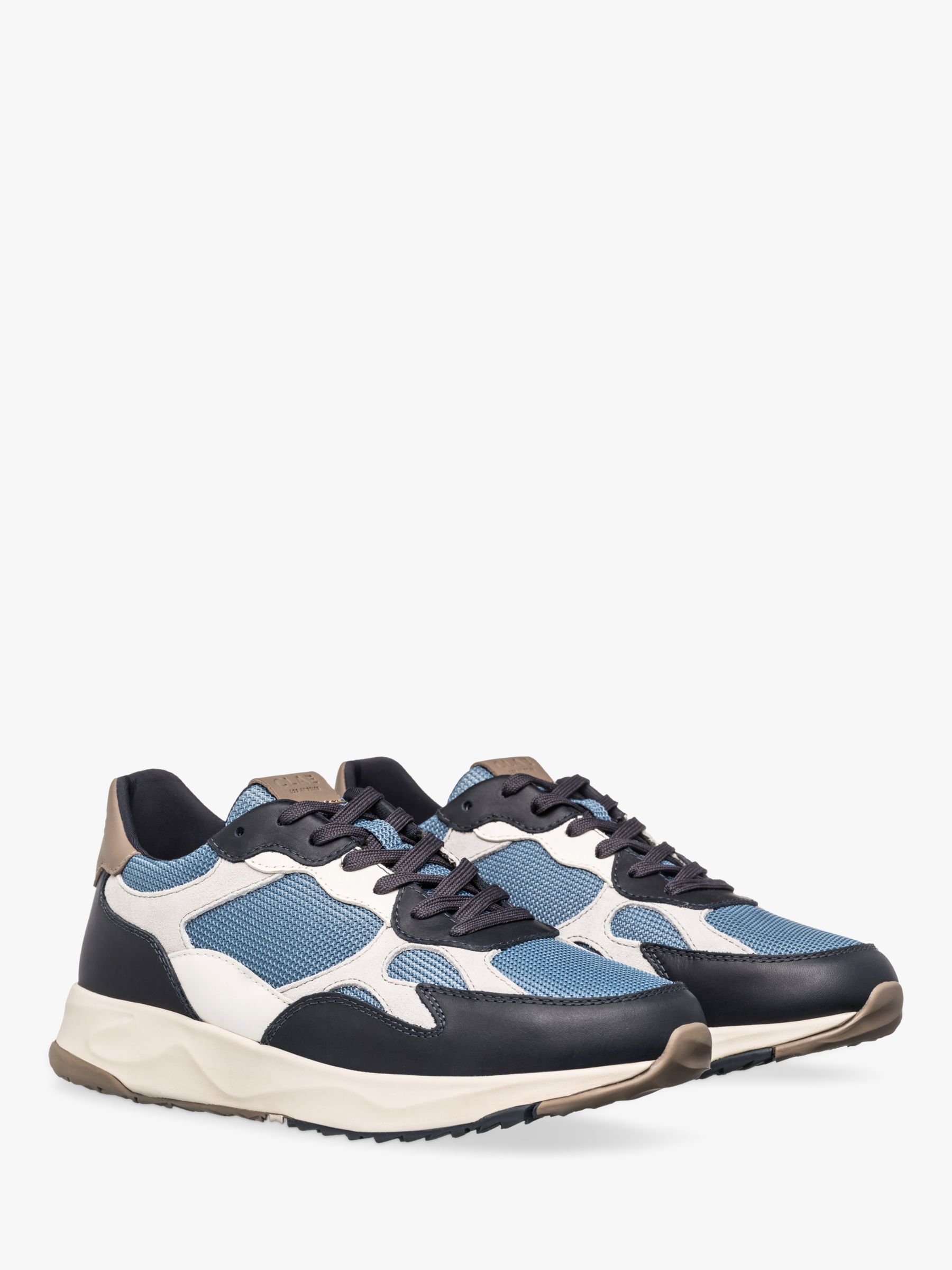 CLAE Zuma NFO Lace Up Trainers, Navy Fossil at John Lewis & Partners