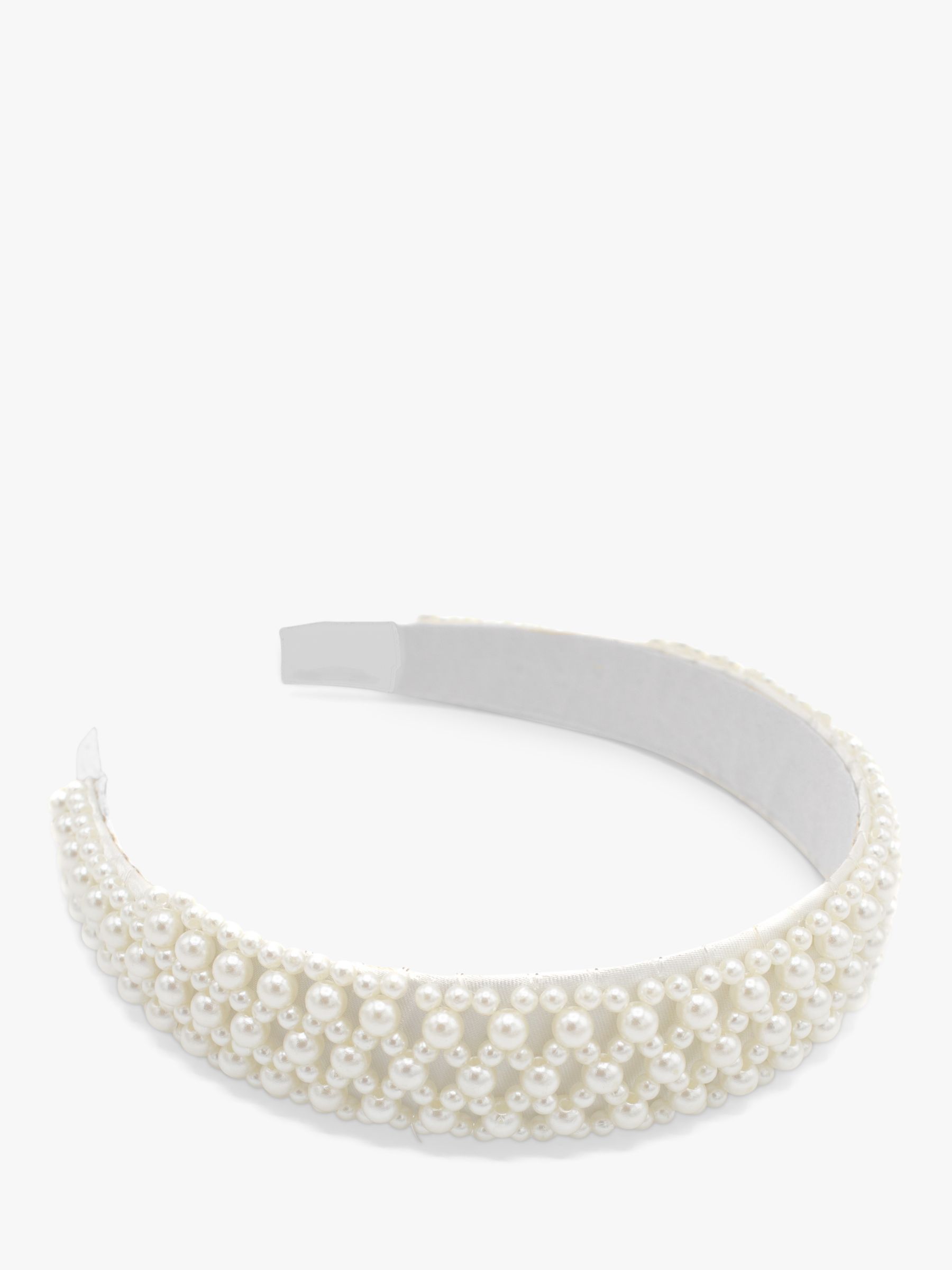 Buy Bloom & Bay Pearl Headband, White Online at johnlewis.com