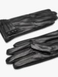 Bloom & Bay Carbis Leather Gloves, Black