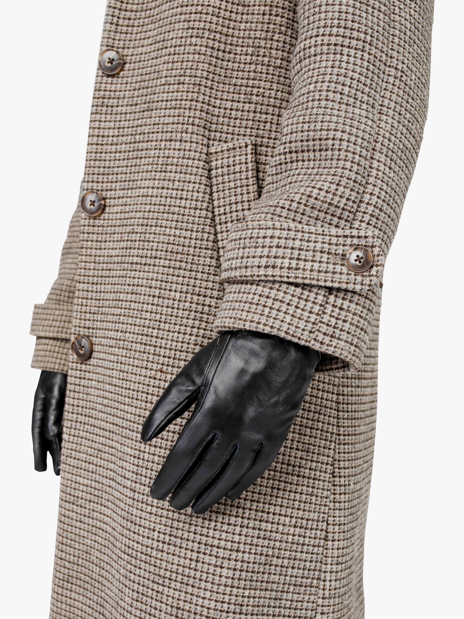Bloom & Bay Carbis Leather Gloves, Black, S-M