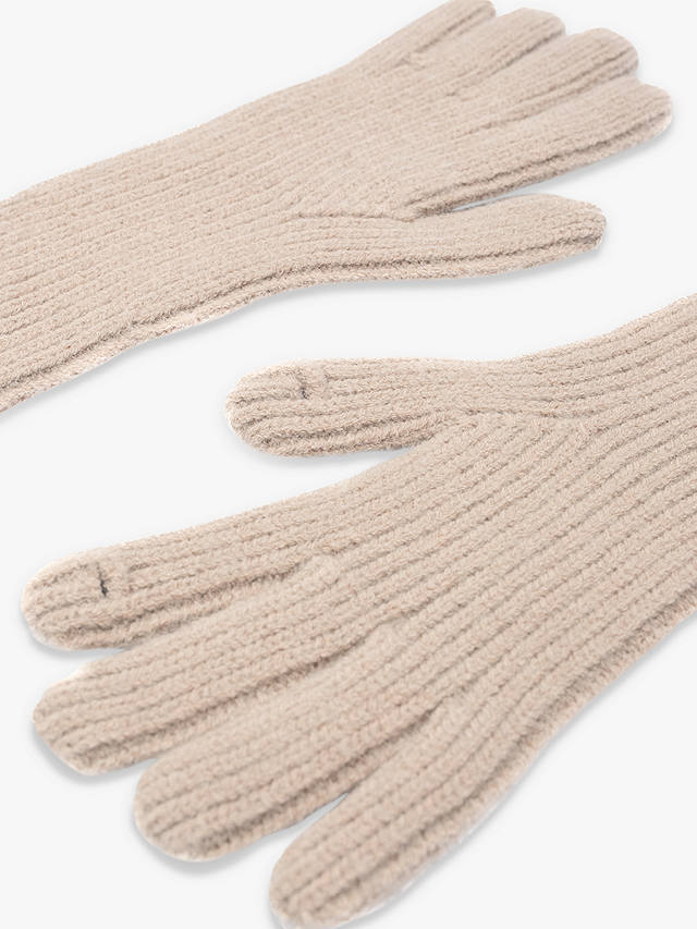 Bloom & Bay Cove Knitted Gloves, Beige