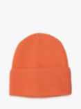 Bloom & Bay Laurel Rib Knit Beanie Hat, Orange