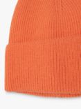 Bloom & Bay Laurel Rib Knit Beanie Hat, Orange