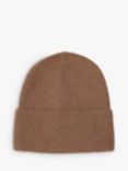 Bloom & Bay Laurel Rib Knit Beanie Hat, Brown