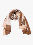 Bloom & Bay Zahra Leopard Print Scarf, Multi