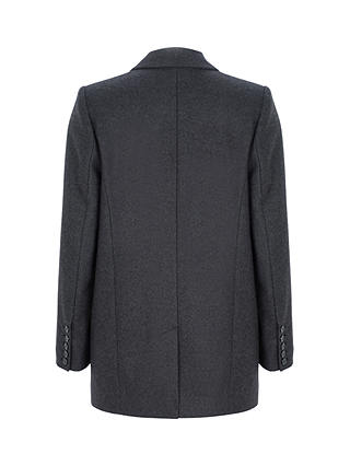Mint Velvet Wool Blend Blazer Coat, Charcoal