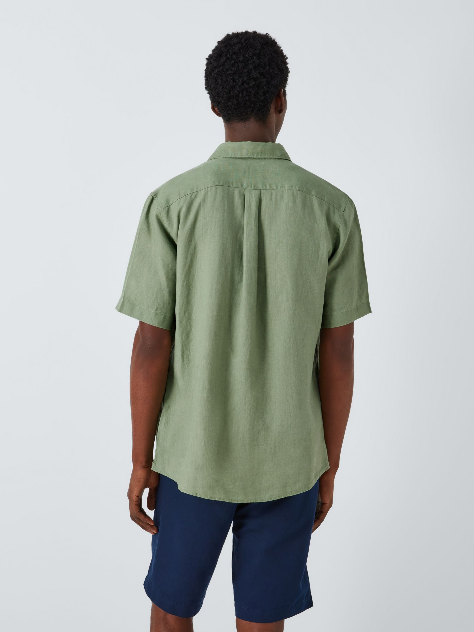 Buy John Lewis Linen Short Sleeve Shirt Online at johnlewis.com