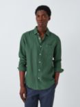 John Lewis Linen Long Sleeve Shirt, New Green