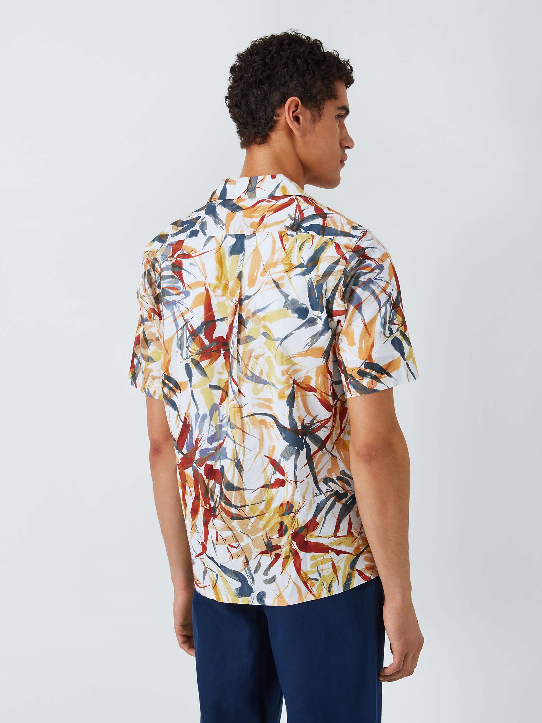 Buy John Lewis Bamboo Floral Short Sleeve Shirt Online at johnlewis.com