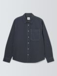 Kin Topstitch Long Sleeve Shirt, Ombre Blue