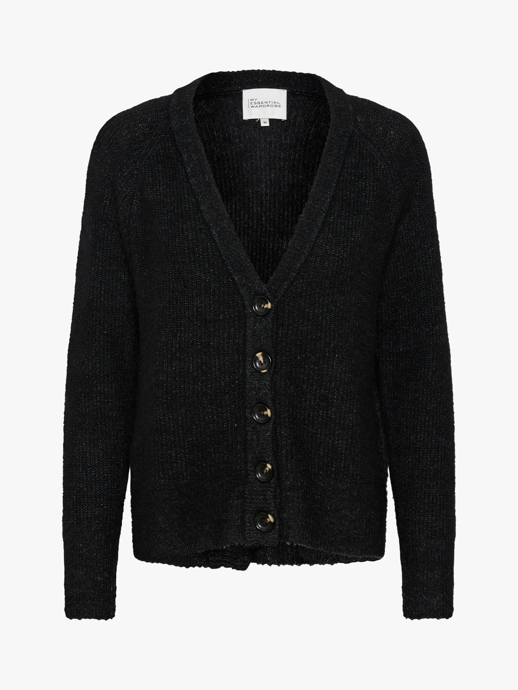 Buy MY ESSENTIAL WARDROBE Button Knit Wool Blend Cardigan Online at johnlewis.com