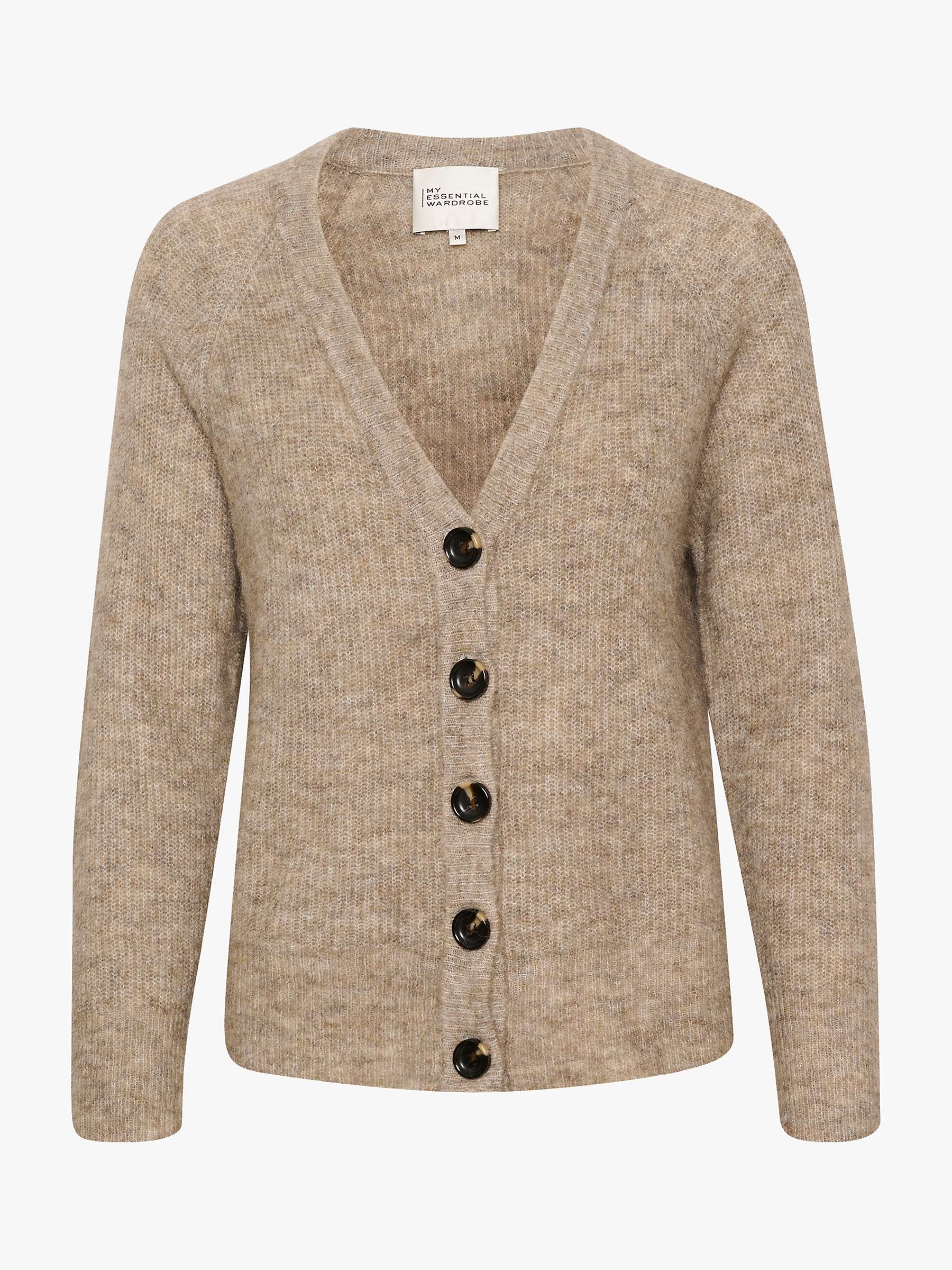 Buy MY ESSENTIAL WARDROBE Button Knit Wool Blend Cardigan Online at johnlewis.com