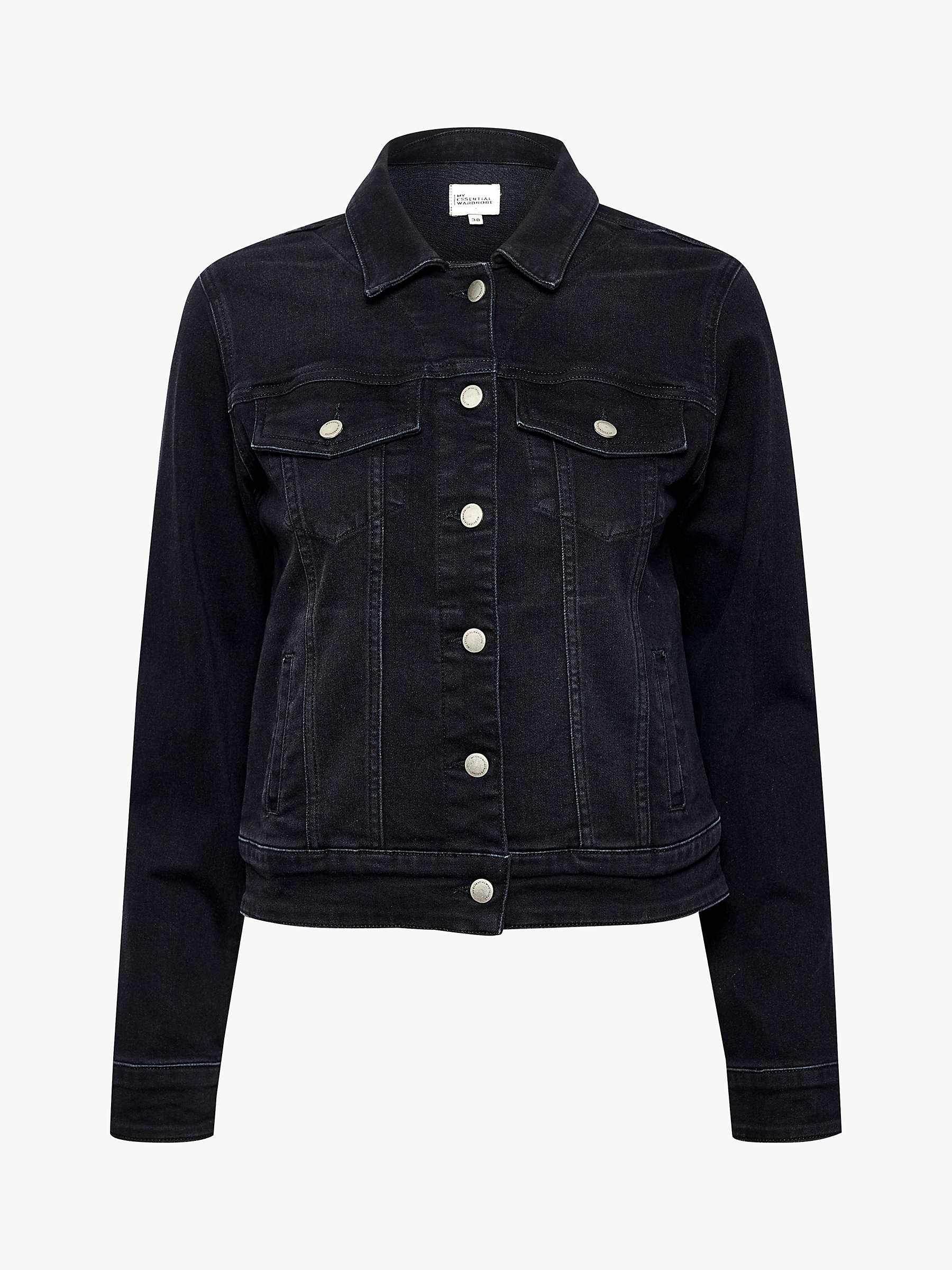 Buy MY ESSENTIAL WARDROBE Denim Jacket, Black Wash Online at johnlewis.com