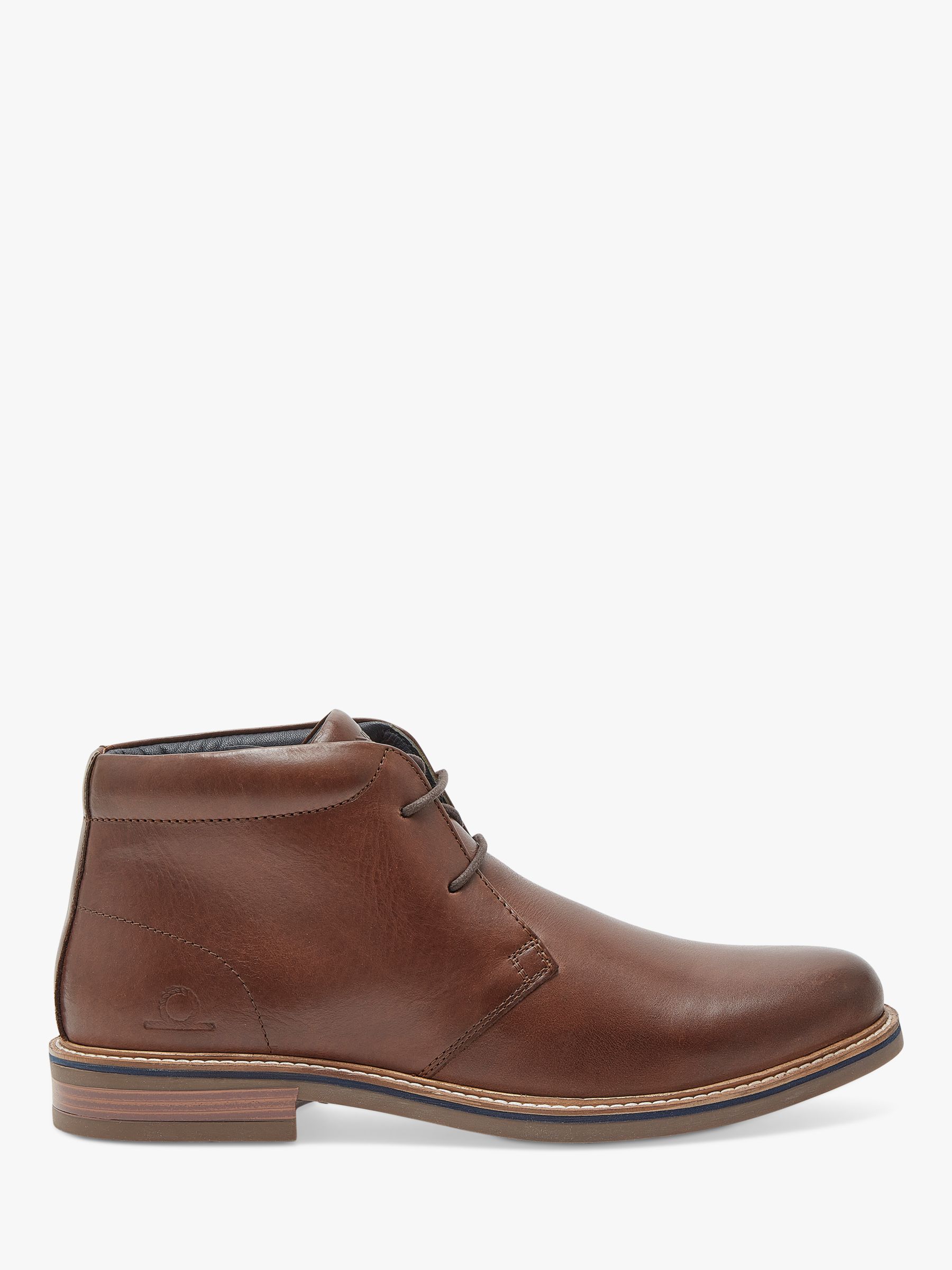 Chatham Buckland Leather Chukka Boots, Dark Brown at John Lewis & Partners
